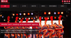 Desktop Screenshot of bella-entertainment.com